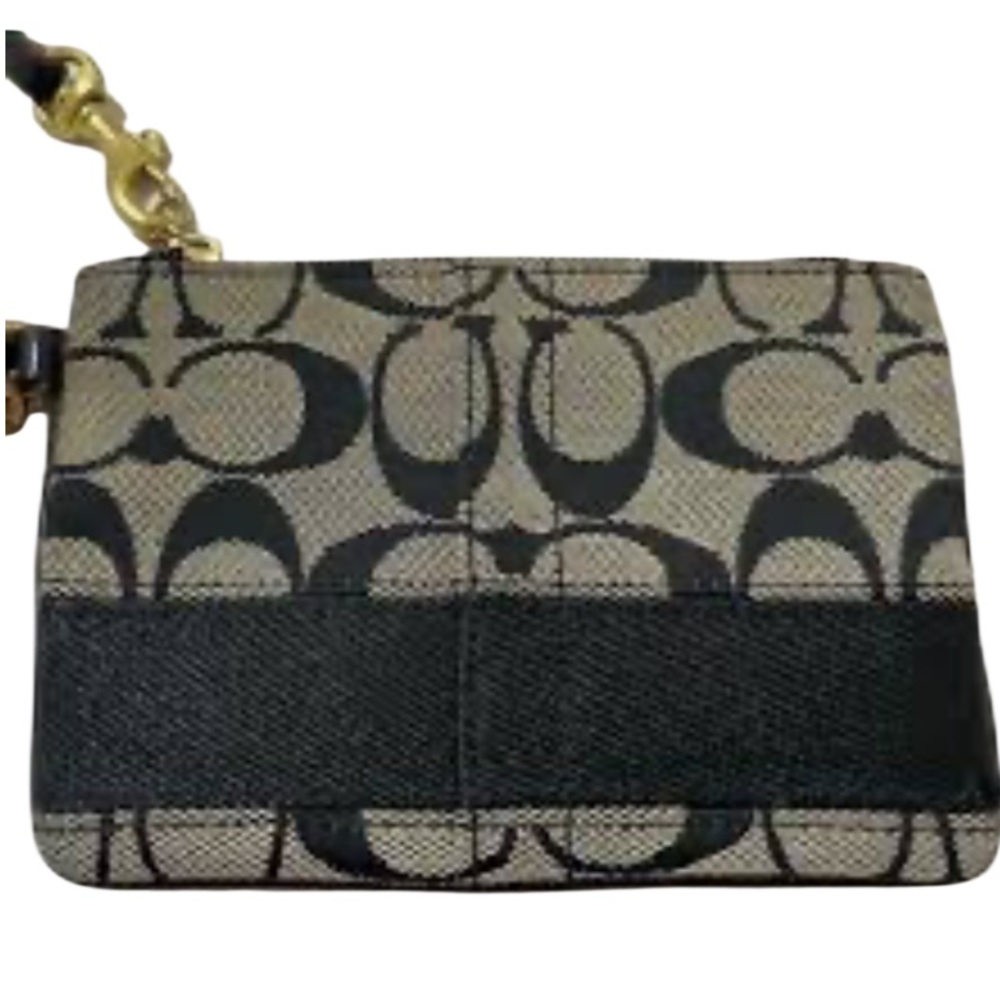 Coach Signature Wristlet - Picture 2 of 15